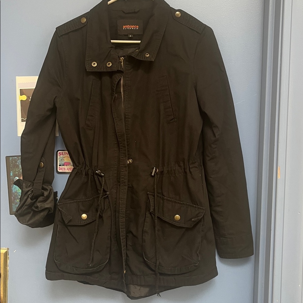 Ambiance Black Outerwear Jacket